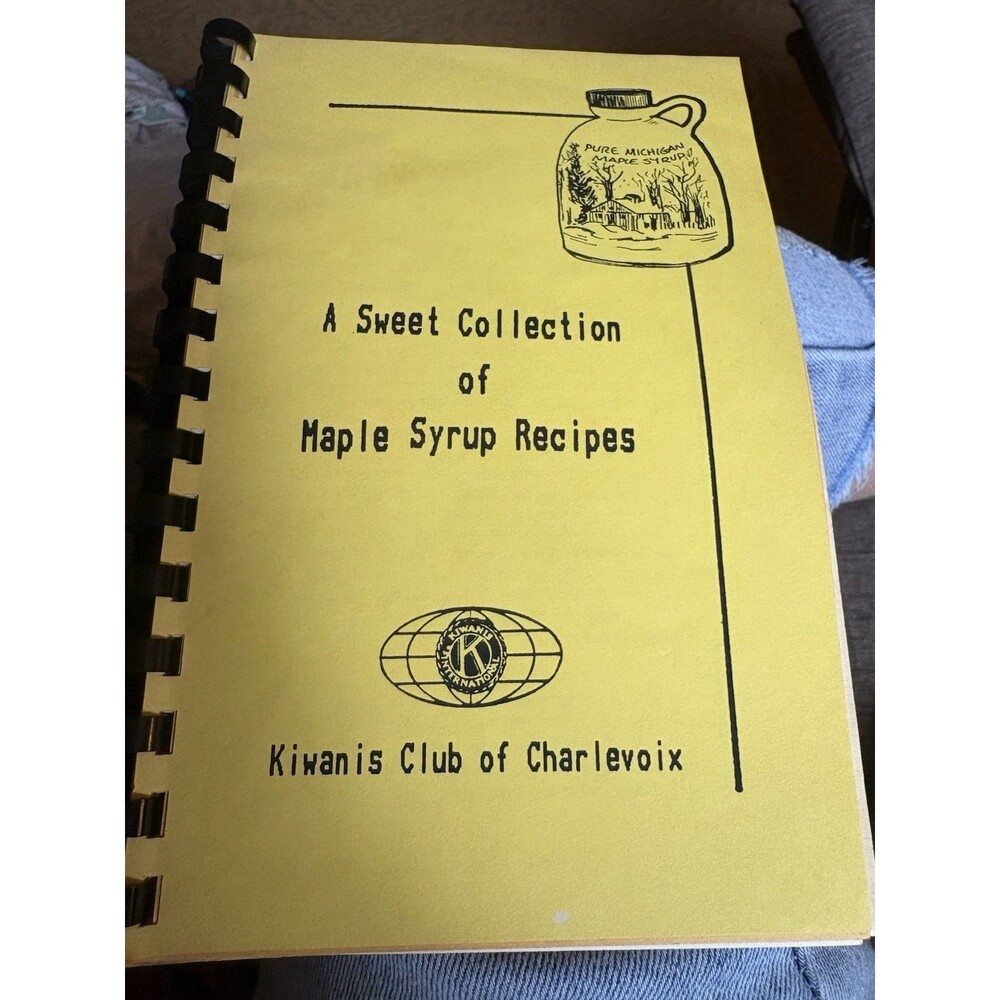 A Sweet Collection Of Maple Syrup Recipes Cookbook 1991 Charles MI
